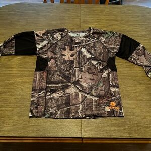 Mossy Oak Camouflage Long Sleeve T-Shirt M